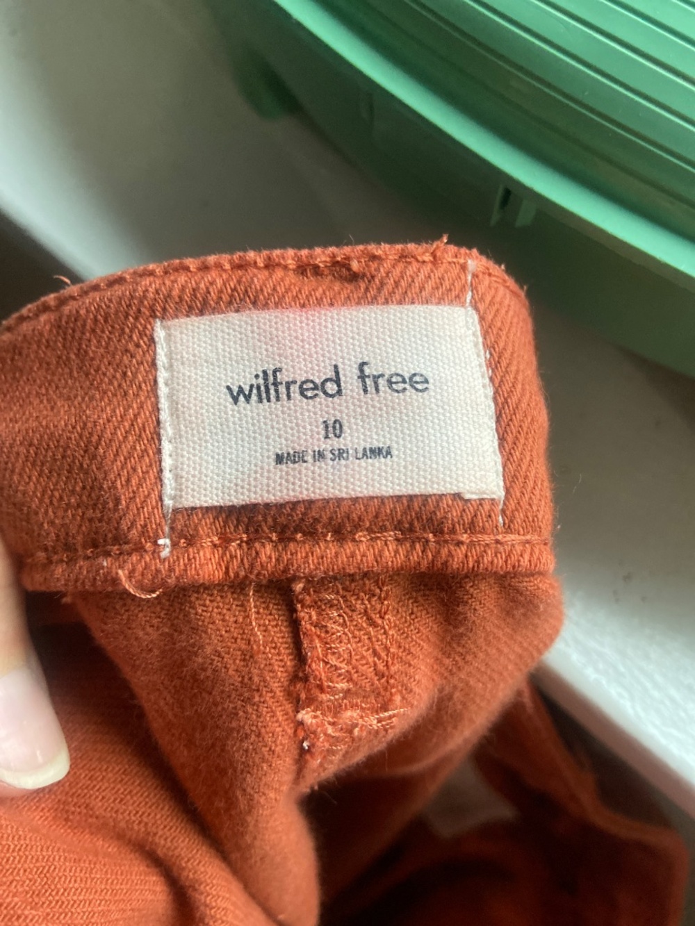 Aritzia Wilfred Free Modern Cargo Pants, Copper, Size 10 - Picture 6 of 8